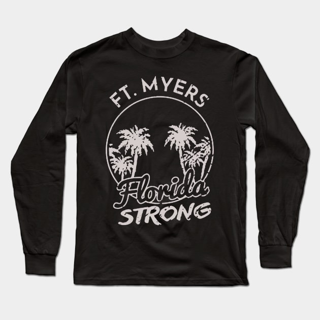 Florida Strong FT Myers Long Sleeve T-Shirt by moringart